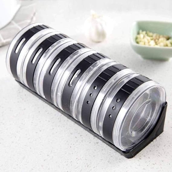 Spice Rack Set Kitchen Spice Jar, Rack Can Containers, Pepper Shakers Box Salt Cellar Sugar Bowl